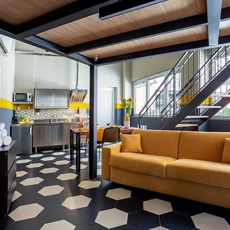 Duomo-porta Venezia Design Loft Giallo 2 Apartman Milánó